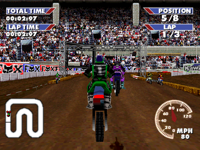 Championship Motocross screenshot 3 for Playstation